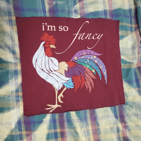 UPCYCLED Plaid Button-Up Shirt - Picture 3 of 6